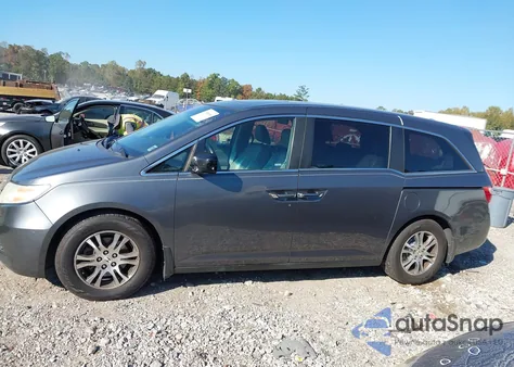 2013 Honda Odyssey Ex-L из США, поврежденный, VIN 5FNRL5H66DB004744